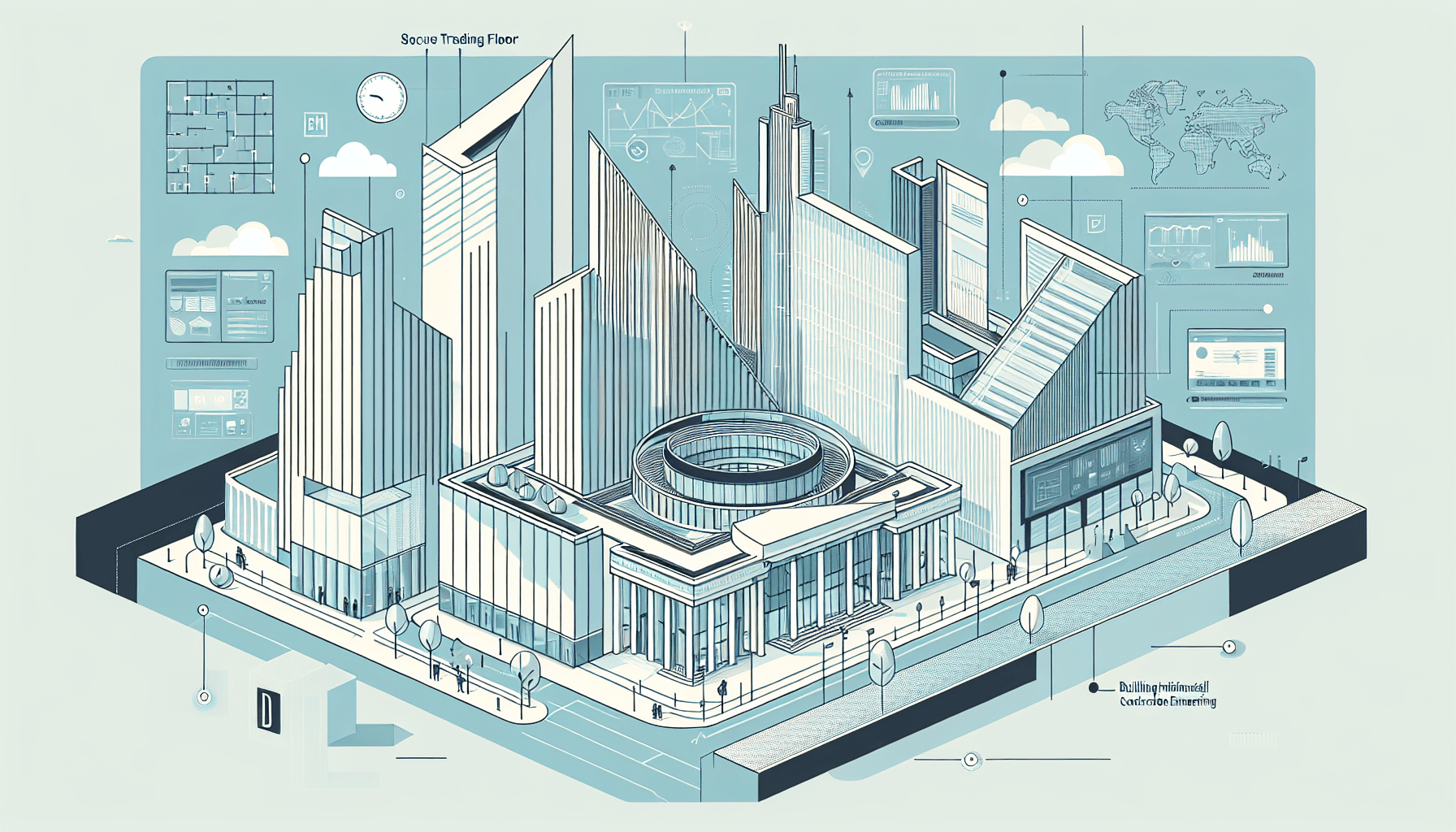 Secure Trading Floor BIM: Designing an Acoustically Isolated, Resilient Hub for a Tier-1 Bank